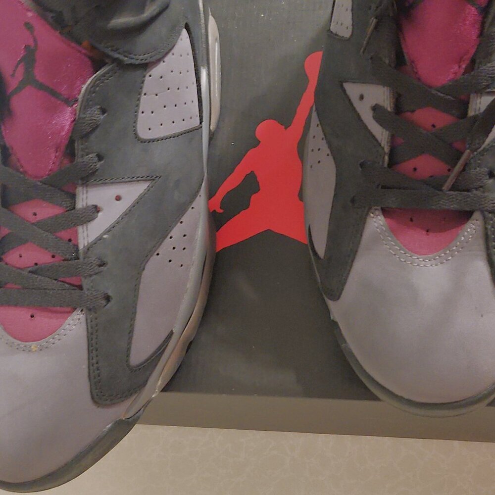 Size 12 - Jordan 6 Bordeaux With RARE Vintage Hat, A Must Have - Picture 9 of 12
